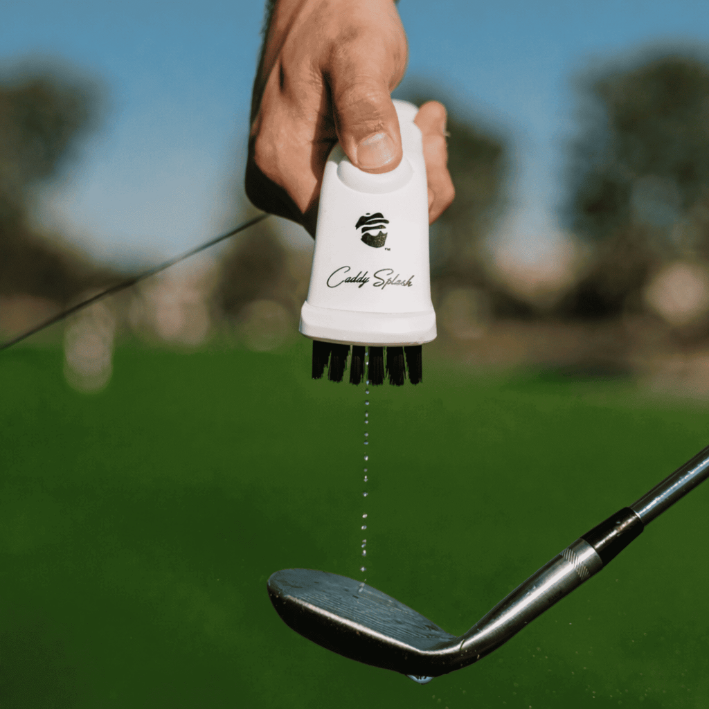 Golf Pocket Mag Towel - White & Ice White Golf Club Water Brush Pro Bundle - Black Girl Golf