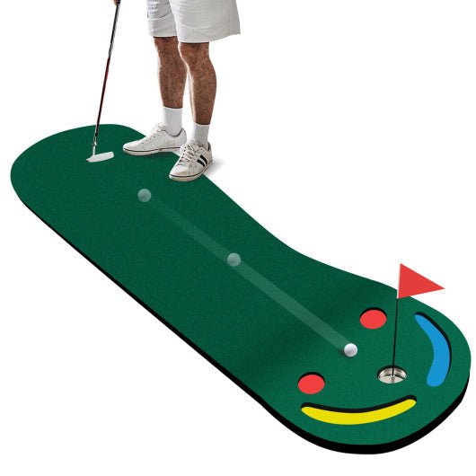 Golf Putting Green Set for Indoor Outdoor Use - Black Girl Golf
