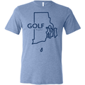 Golf Rhode Island Unisex T-Shirt - Black Girl Golf