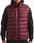 Golf Rhythmic Lines Unisex Packable Puffer Vest - Black Girl Golf