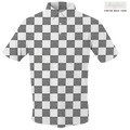 Golf SJ Checkerboard Men's Polo - Final Sale - Black Girl Golf
