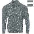 Golf Splatter Men's Quarter Zip - Black Girl Golf