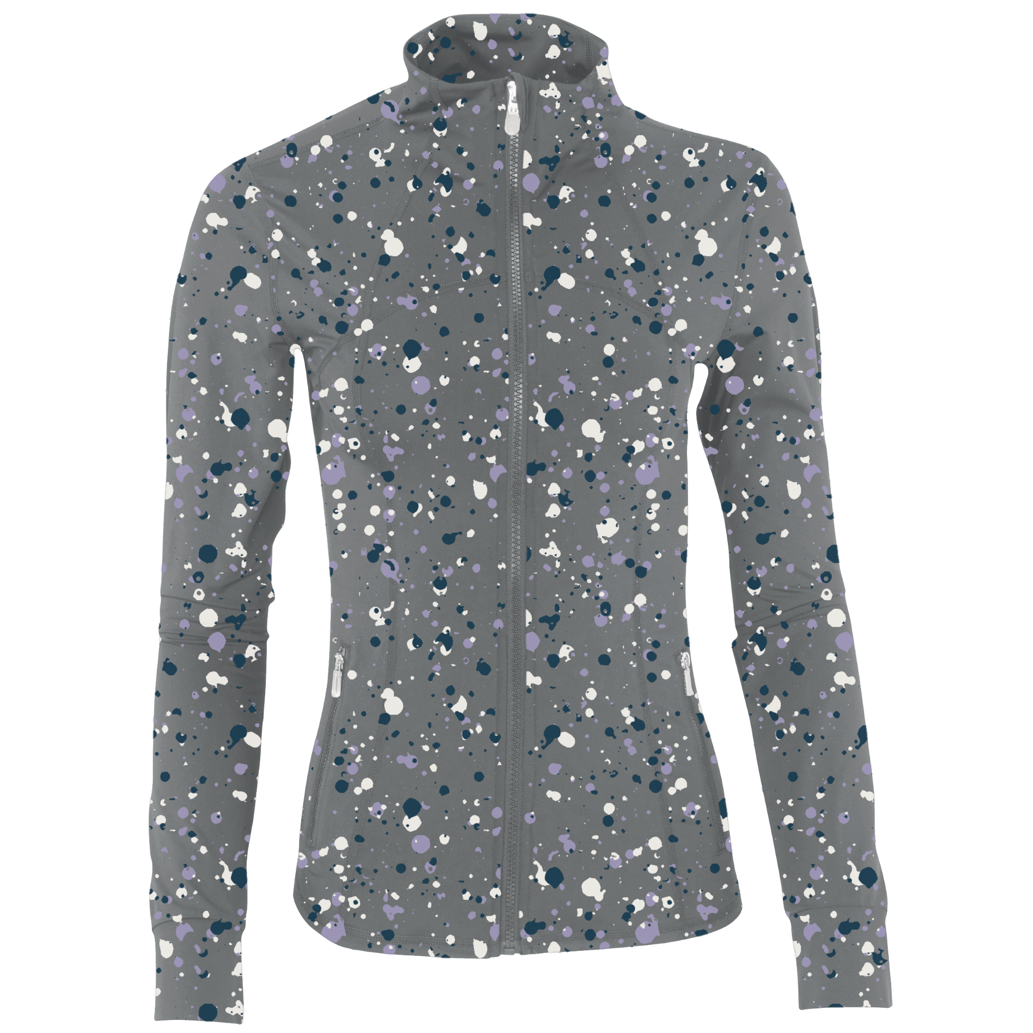 Golf Splatter Women's Full Zip - Final Sale - Black Girl Golf