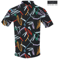 Golf Strokes Men's Polo - Final Sale - Black Girl Golf