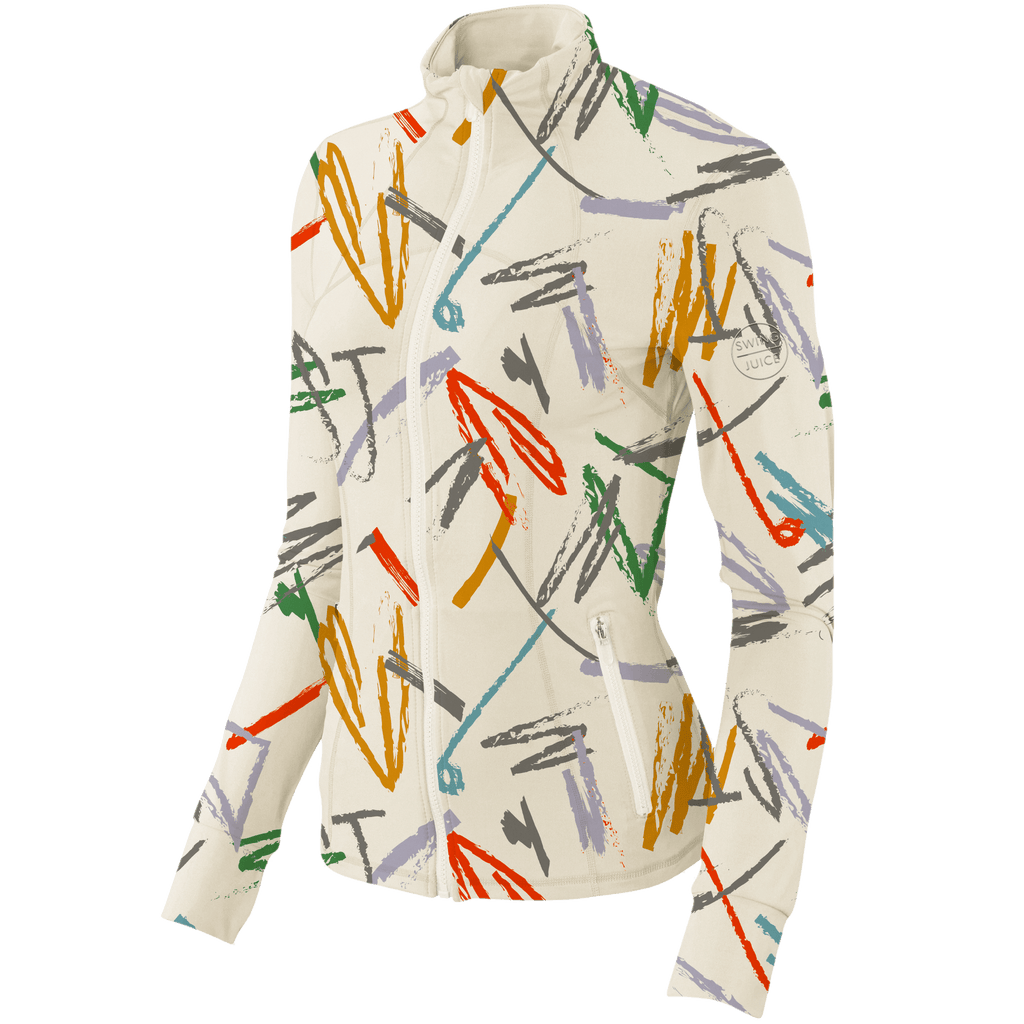 Golf Strokes Women's Full Zip - Final Sale - Black Girl Golf