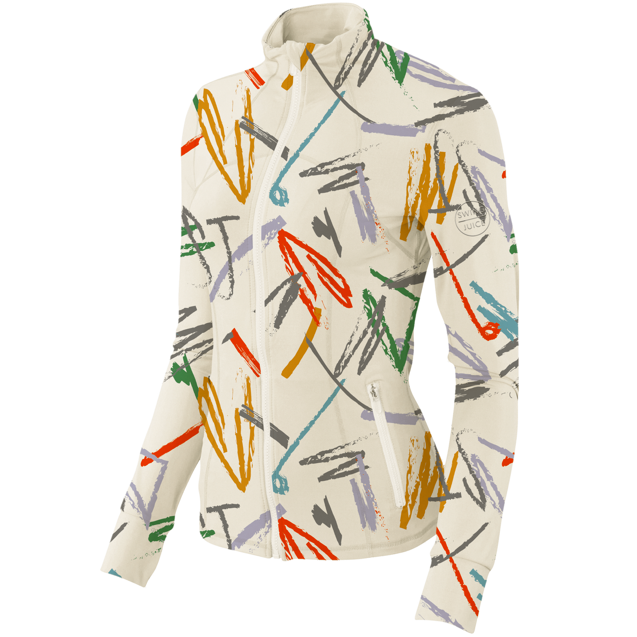 Golf Strokes Women's Full Zip - Final Sale - Black Girl Golf