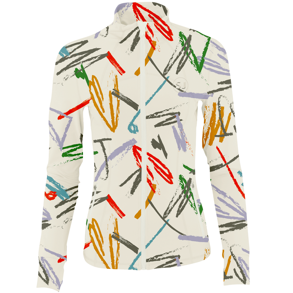 Golf Strokes Women's Full Zip - Final Sale - Black Girl Golf