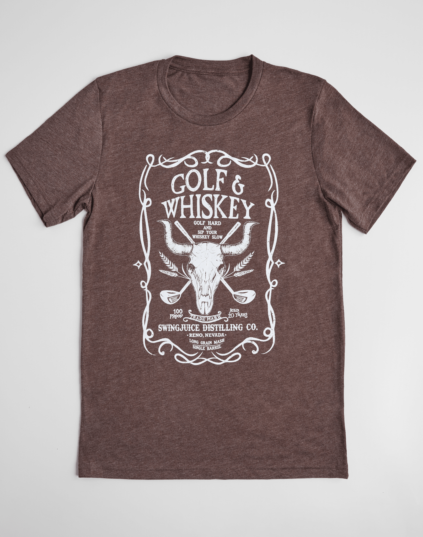 Golf & Whiskey Unisex T-Shirt - Black Girl Golf