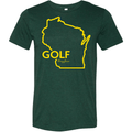 Golf Wisconsin Unisex T-Shirt - Black Girl Golf
