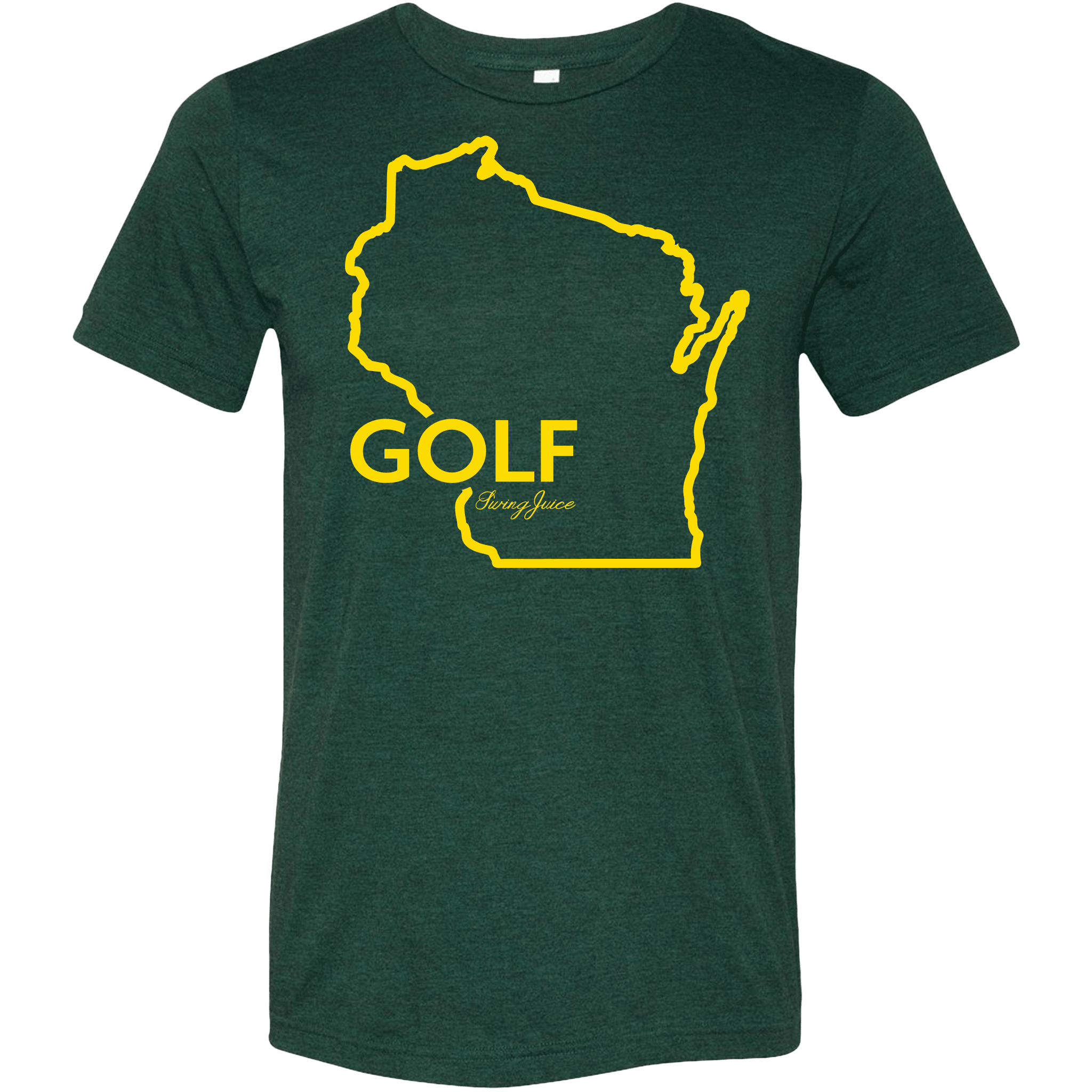 Golf Wisconsin Unisex T-Shirt - Black Girl Golf