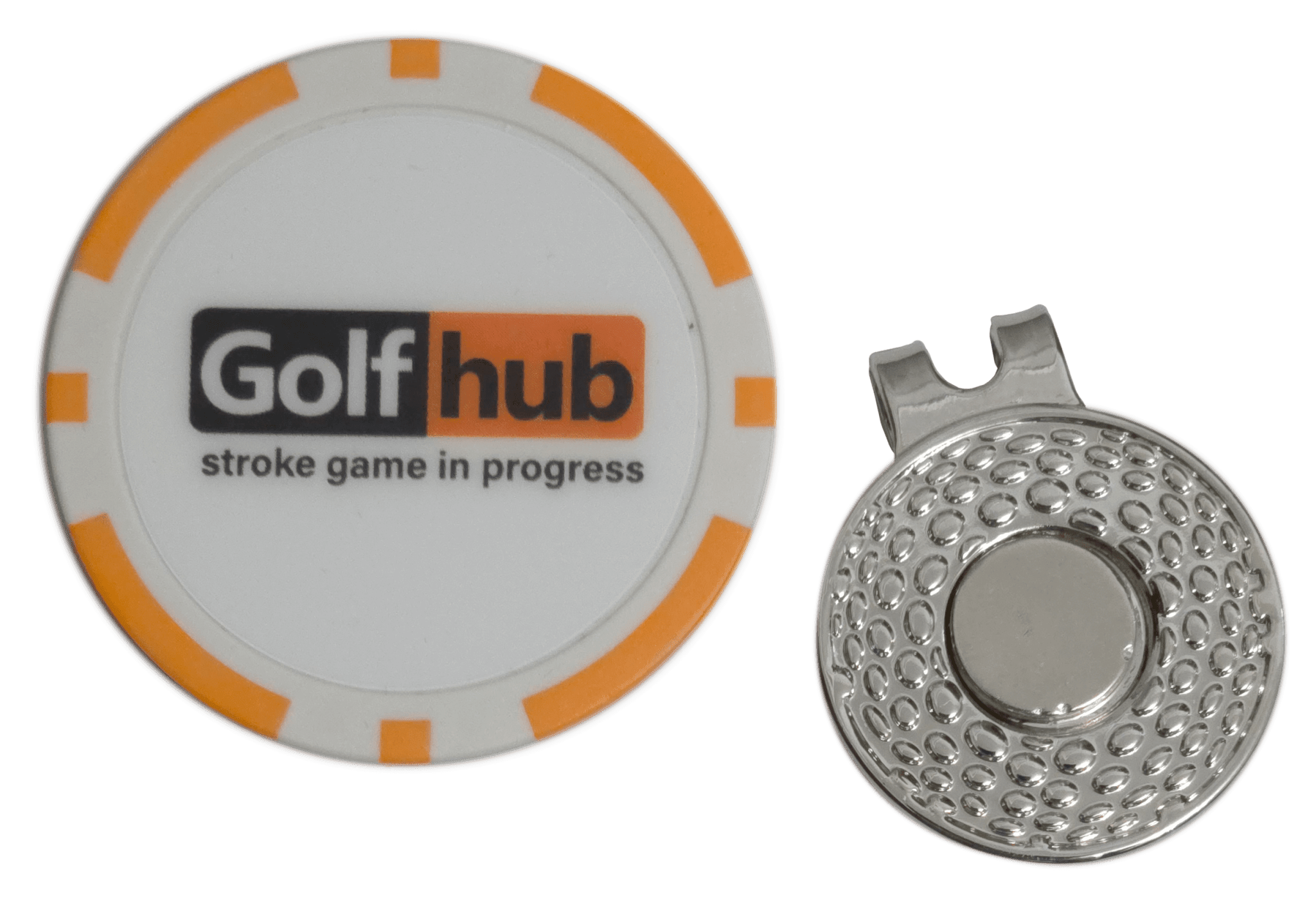 “Golfhub – Stroke Game in Progress” Golf Ball Marker Poker Chip - Black Girl Golf
