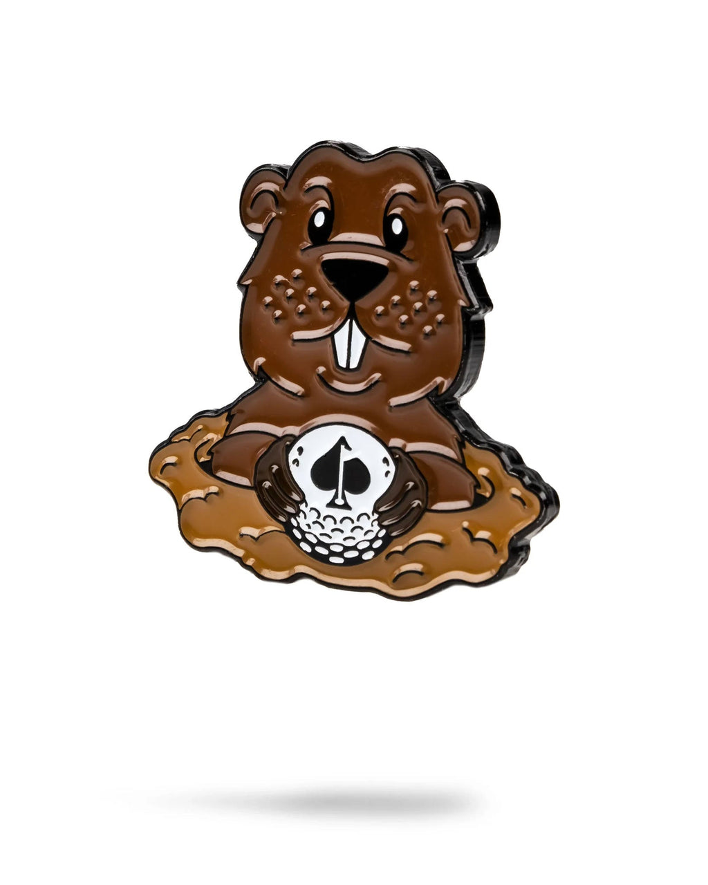 Gopher Ball Marker - Black Girl Golf