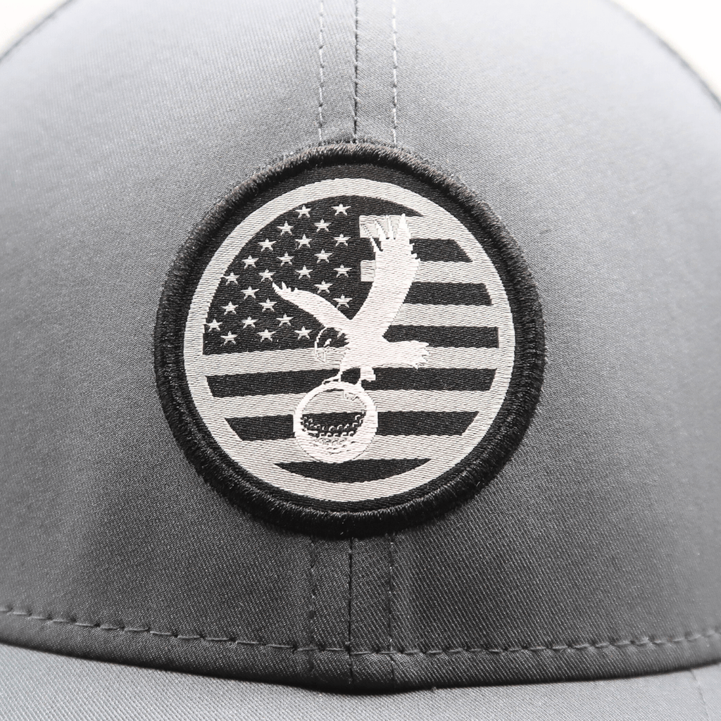Gray America Performance Hat - Black Girl Golf