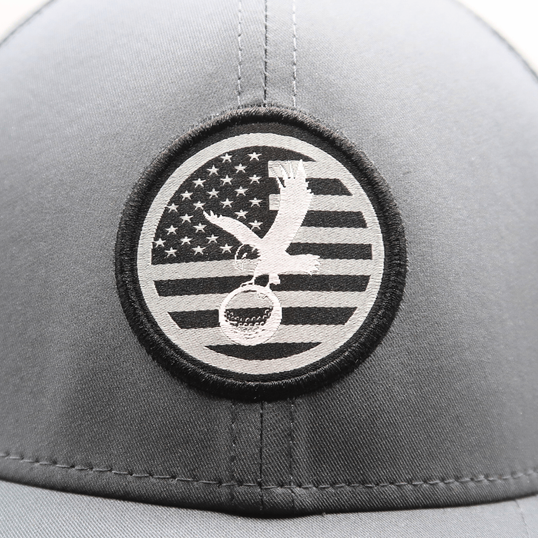 Gray America Performance Hat - Black Girl Golf