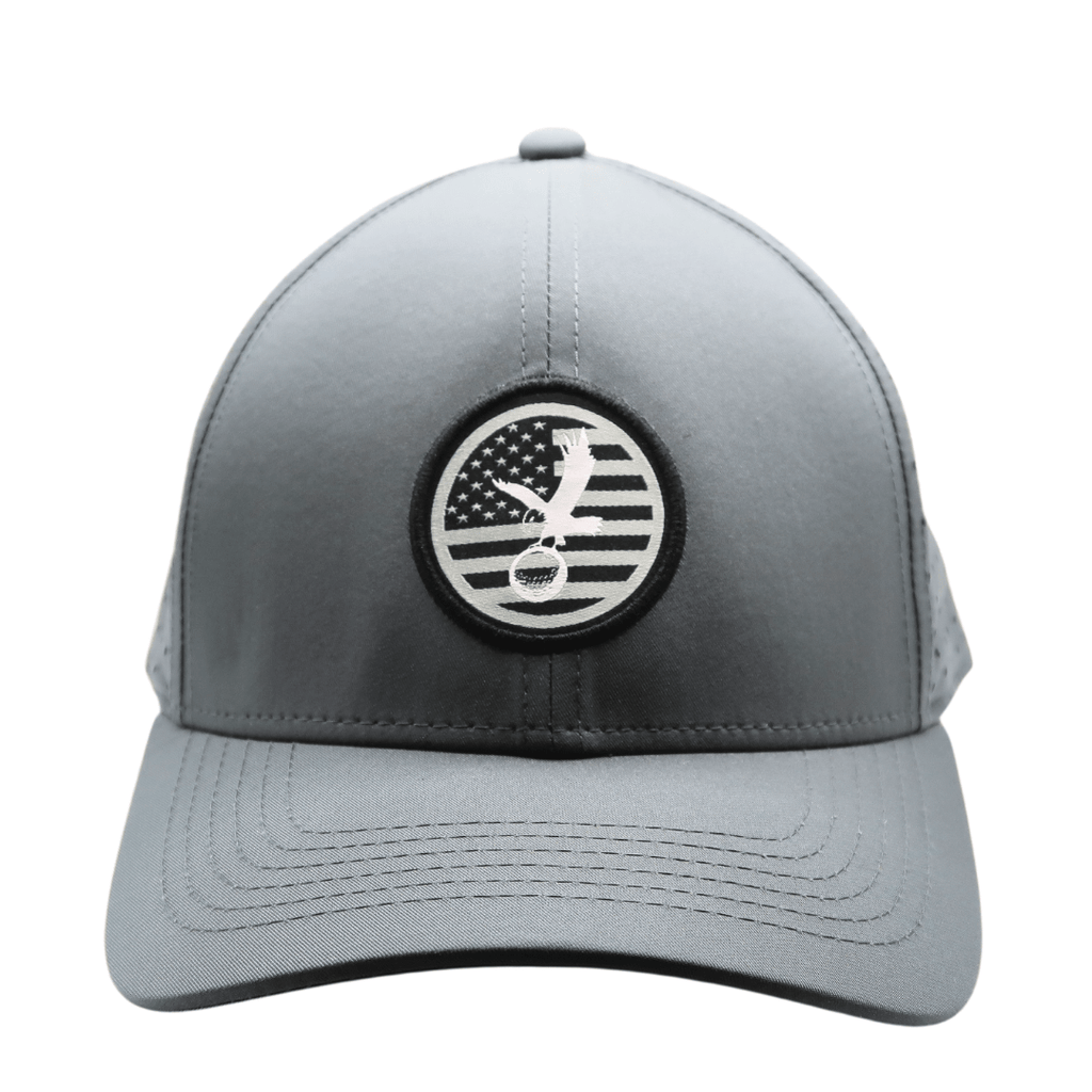 Gray America Performance Hat - Black Girl Golf