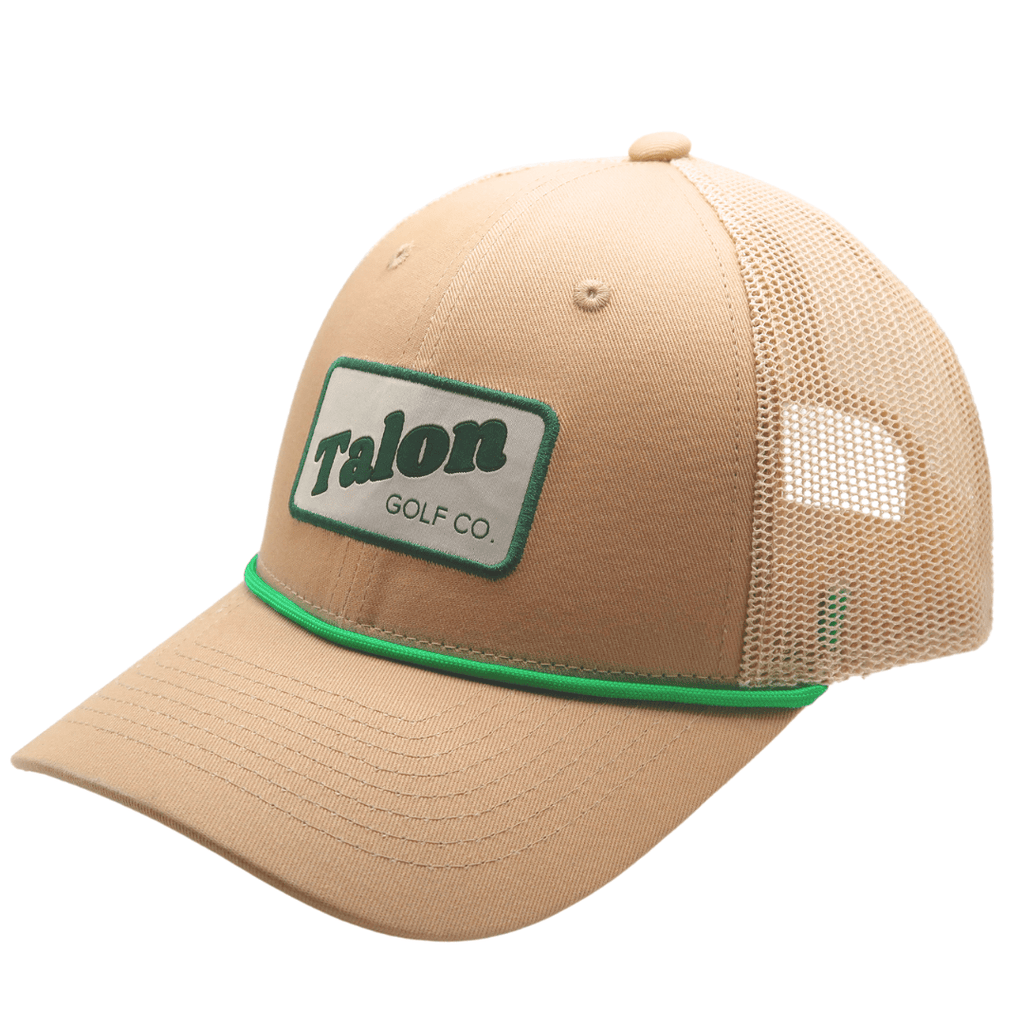Green Rope Tan Trucker Hat - Black Girl Golf