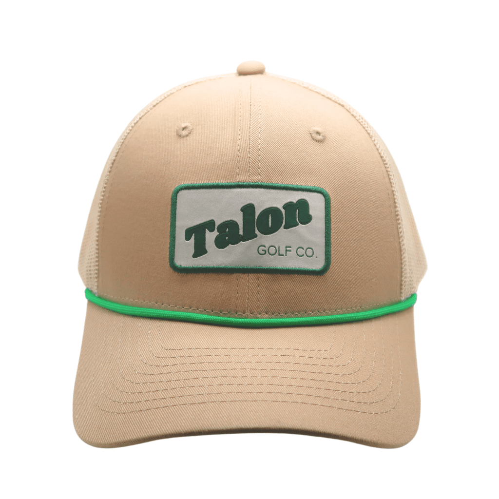 Green Rope Tan Trucker Hat - Black Girl Golf