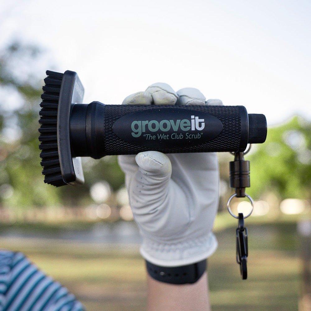 Grooveit Brush – "The Wet Club Scrub" - Black Girl Golf