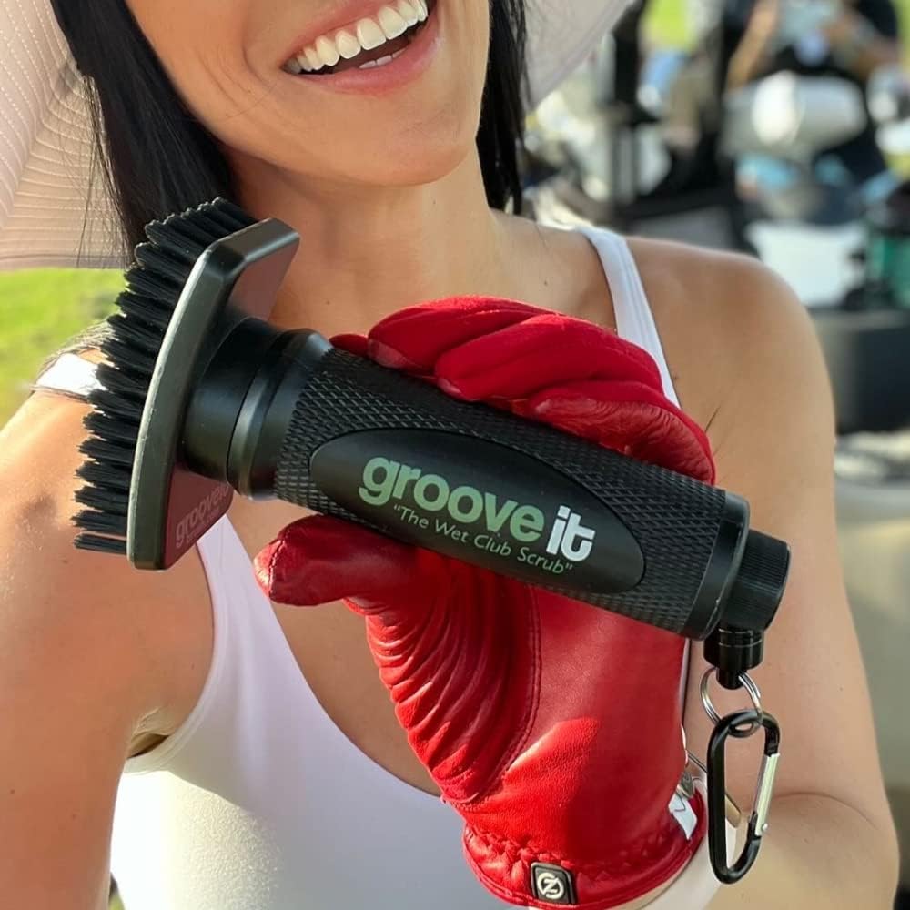 Grooveit Brush – "The Wet Club Scrub" - Black Girl Golf