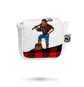 Hacker Mallet Cover - Black Girl Golf