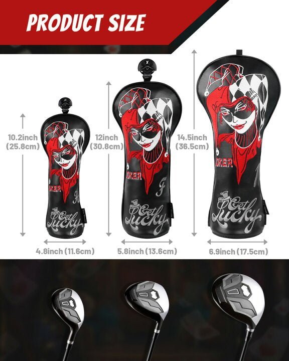 Harley Quinn Headcover 2.0 - Black Girl Golf
