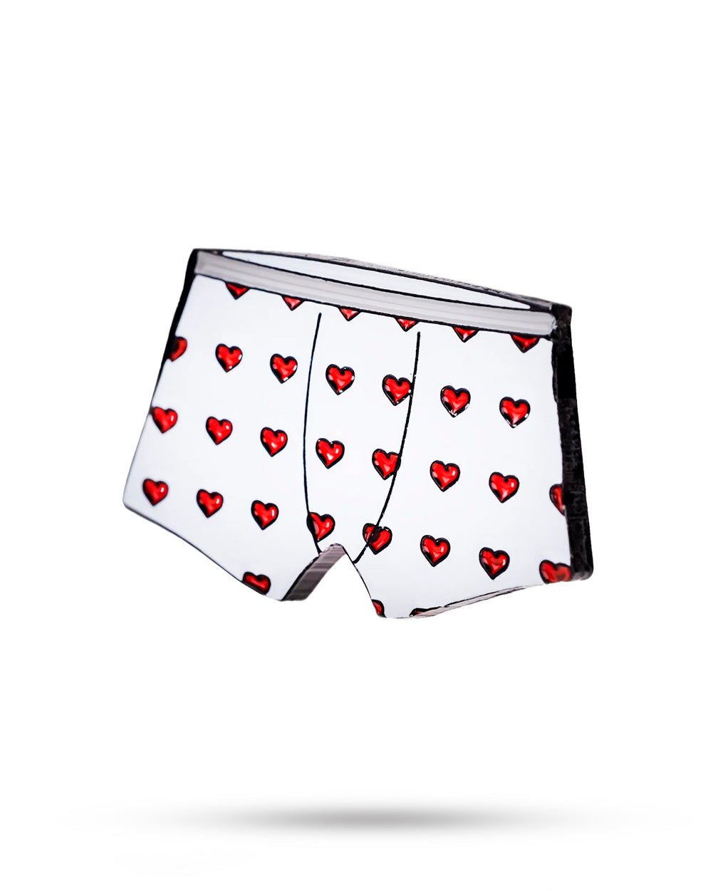 Heart Boxers Ball Marker - Black Girl Golf
