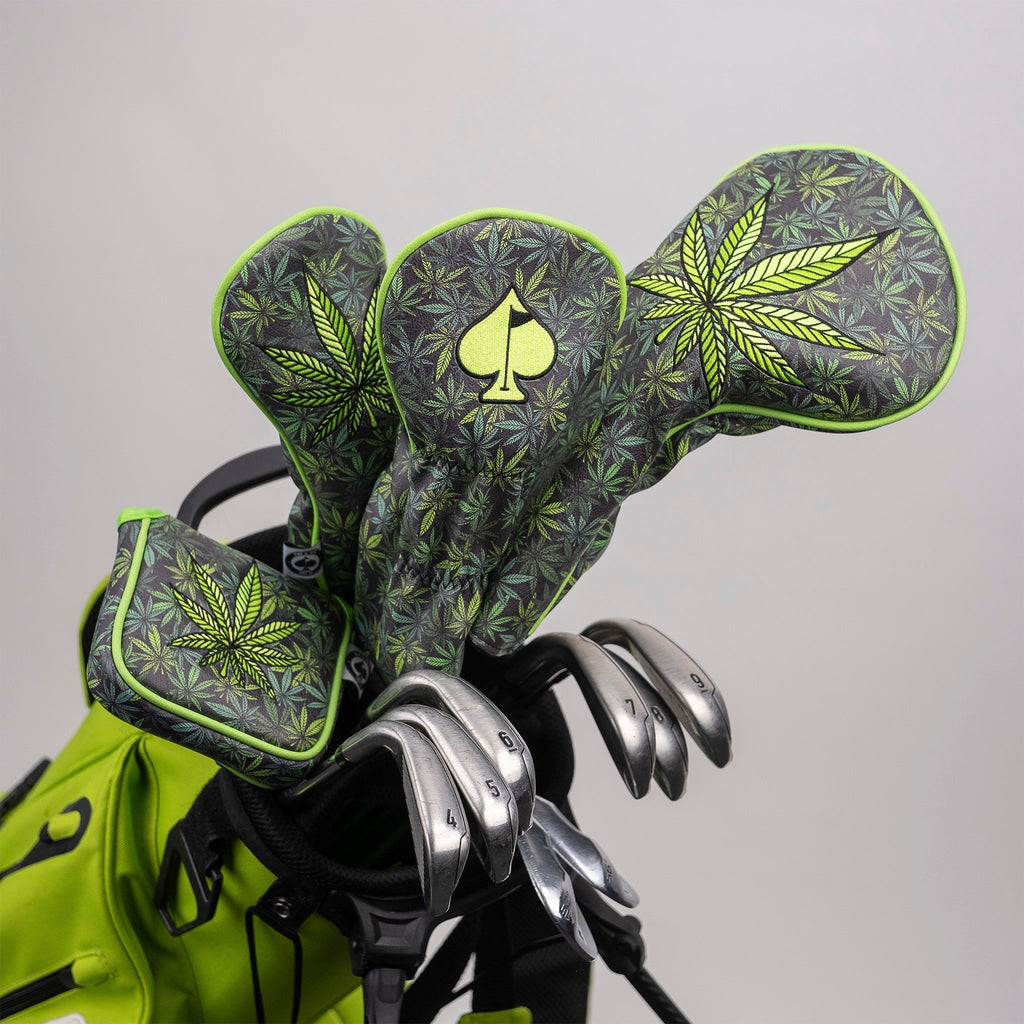 High Handicap - Mallet Putter Cover - Black Girl Golf