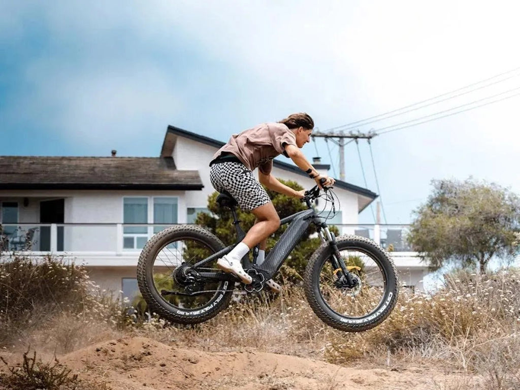 Himiway D7 / Full Suspension Electric Hunting Bike - Black Girl Golf