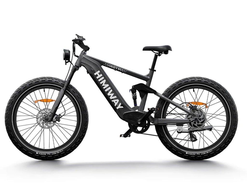 Himiway D7 / Full Suspension Electric Hunting Bike - Black Girl Golf