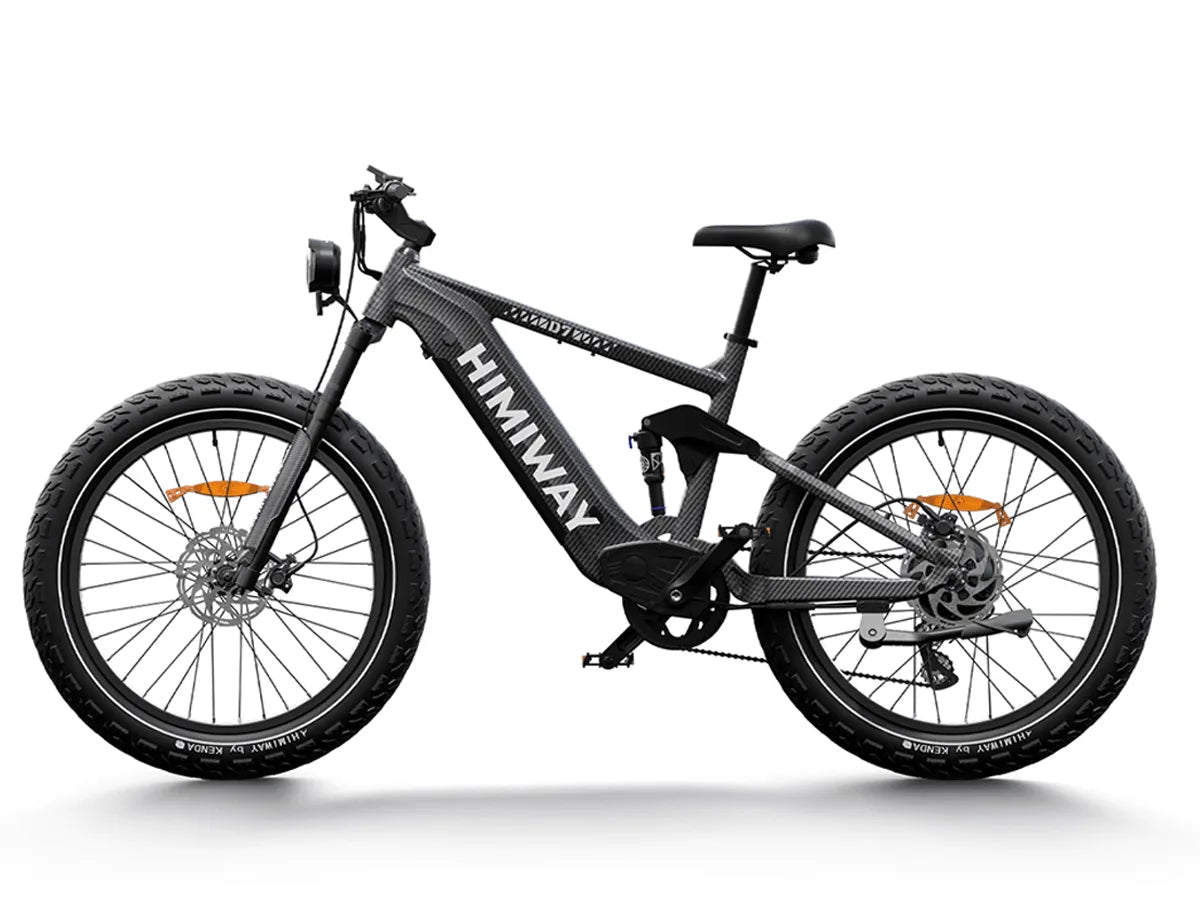 Himiway D7 / Full Suspension Electric Hunting Bike - Black Girl Golf