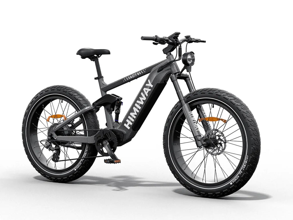 Himiway D7 / Full Suspension Electric Hunting Bike - Black Girl Golf