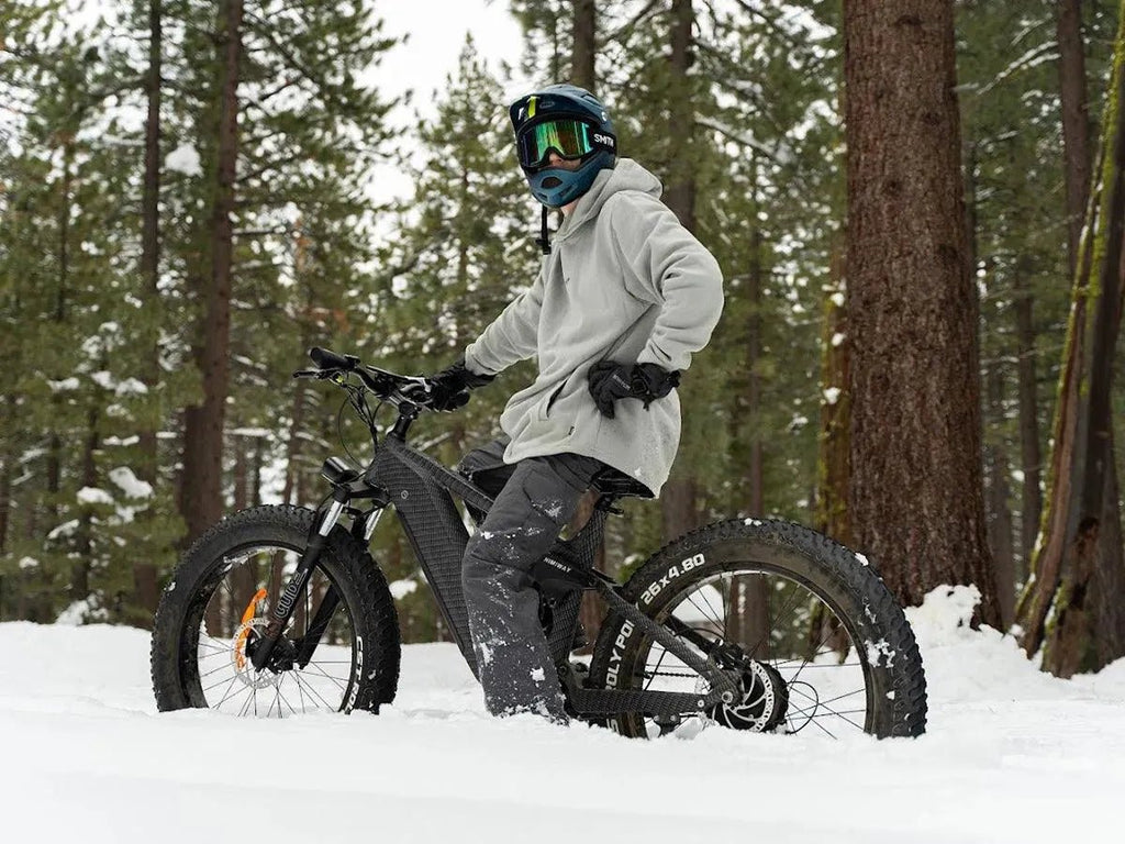 Himiway D7 / Full Suspension Electric Hunting Bike - Black Girl Golf
