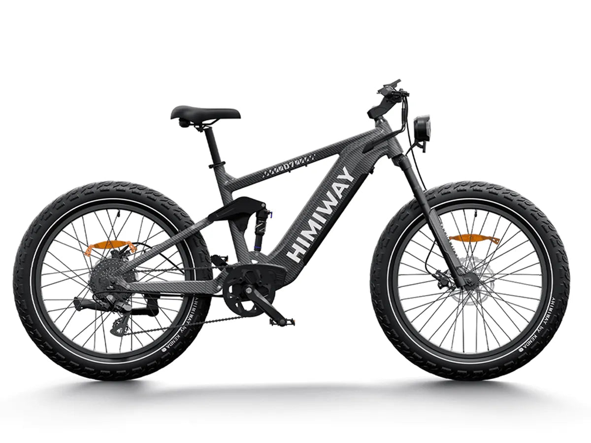 Himiway D7 / Full Suspension Electric Hunting Bike - Black Girl Golf