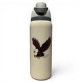 Hydration Bottle – Eagle | 32oz Insulated Stainless Steel | Flip Straw Lid w/ Handle - Black Girl Golf