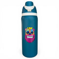 Hydration Bottle – Tiki Bear | 32oz Insulated Stainless Steel | Flip Straw Lid w/ Handle - Black Girl Golf