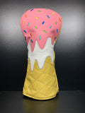 Ice Cream Cone Headcover - Black Girl Golf