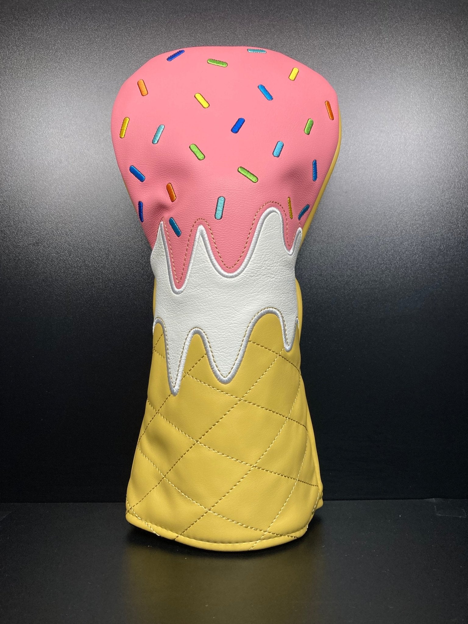 Ice Cream Cone Headcover - Black Girl Golf