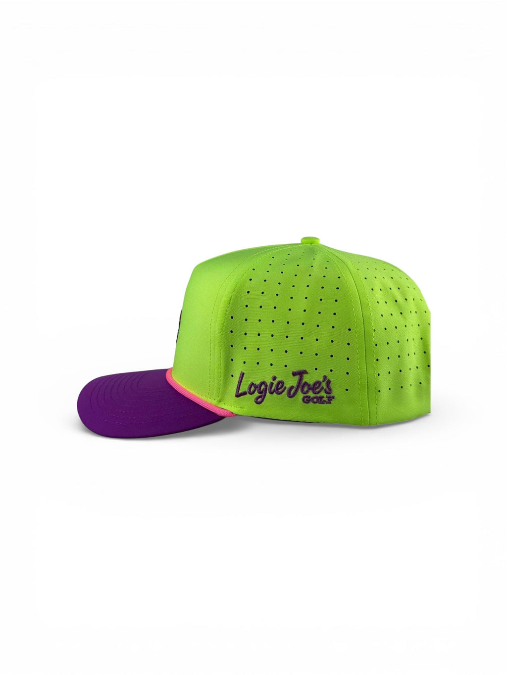 I'd Hit That Piñata Golf Hat | Snapback Cap | Built-in Magnetic Ball Marker Holder + Marker Included | Adjustable | Llama Multicolor - Black Girl Golf