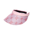 Ikat Crush Clip On Visor - Black Girl Golf