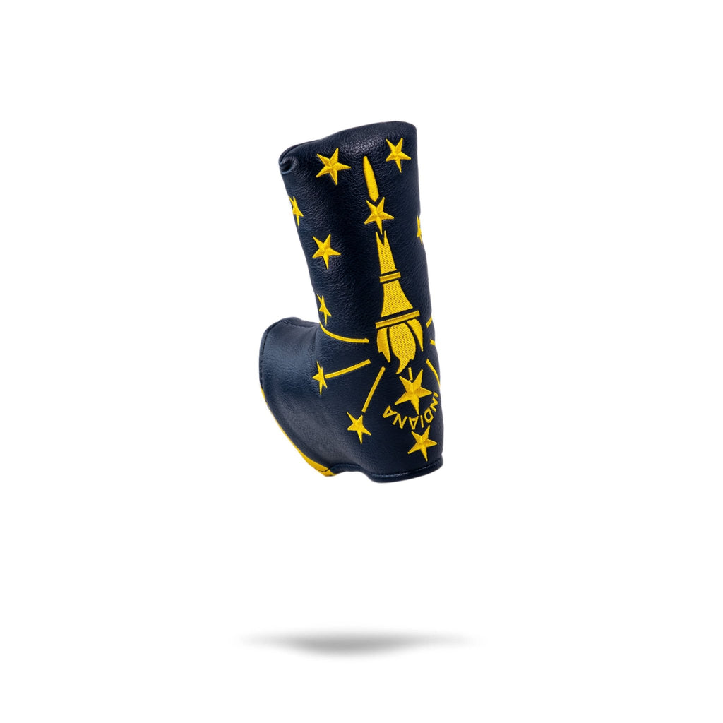Indiana State Flag - Blade Putter Cover - Black Girl Golf