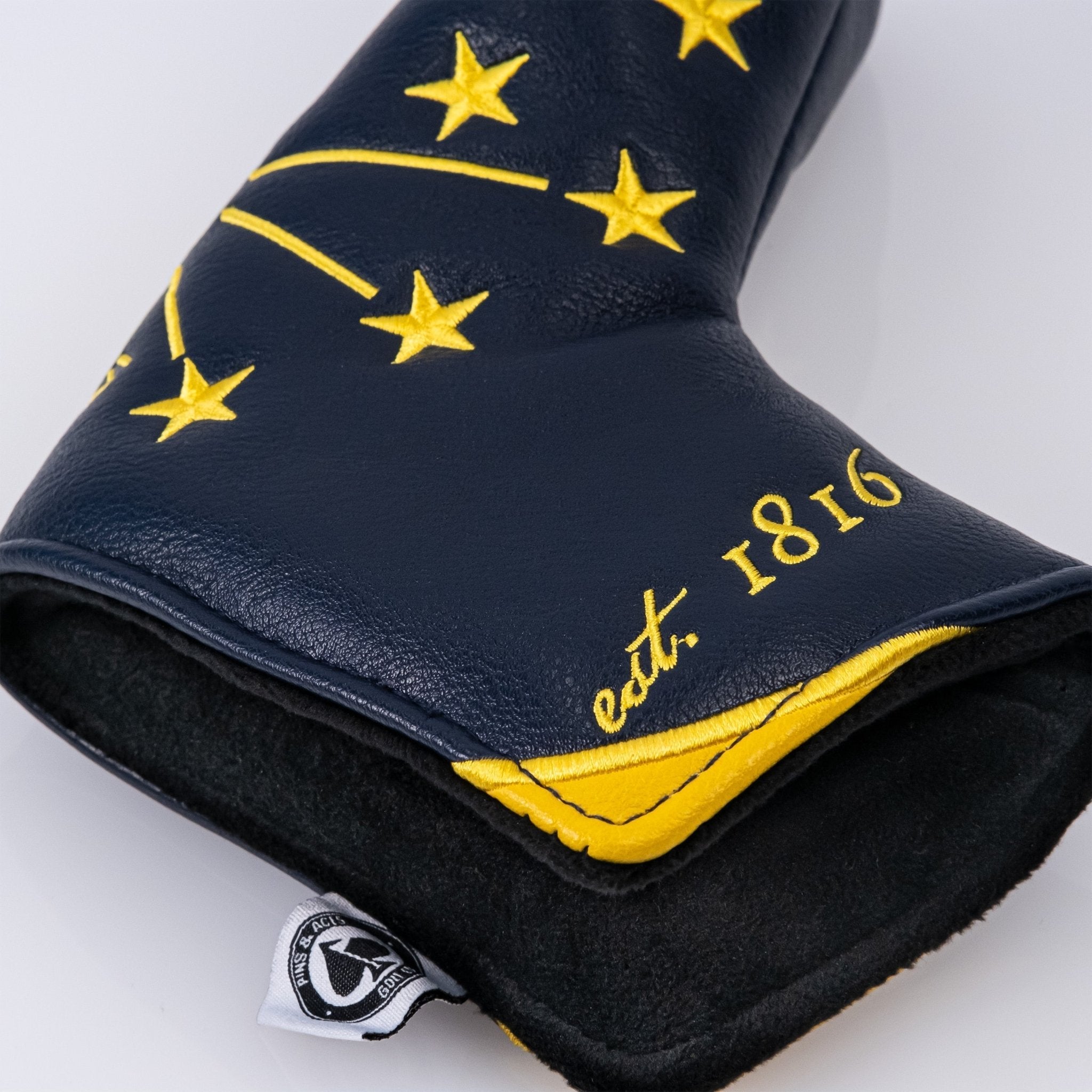 Indiana State Flag - Blade Putter Cover - Black Girl Golf