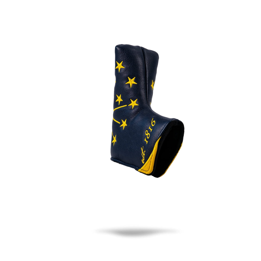 Indiana State Flag - Blade Putter Cover - Black Girl Golf