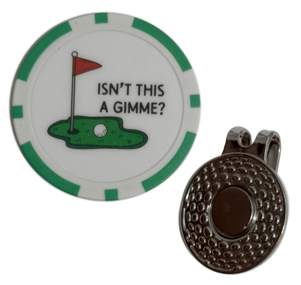 “Isn’t This a Gimme?” Golf Ball Marker Poker Chip - Black Girl Golf