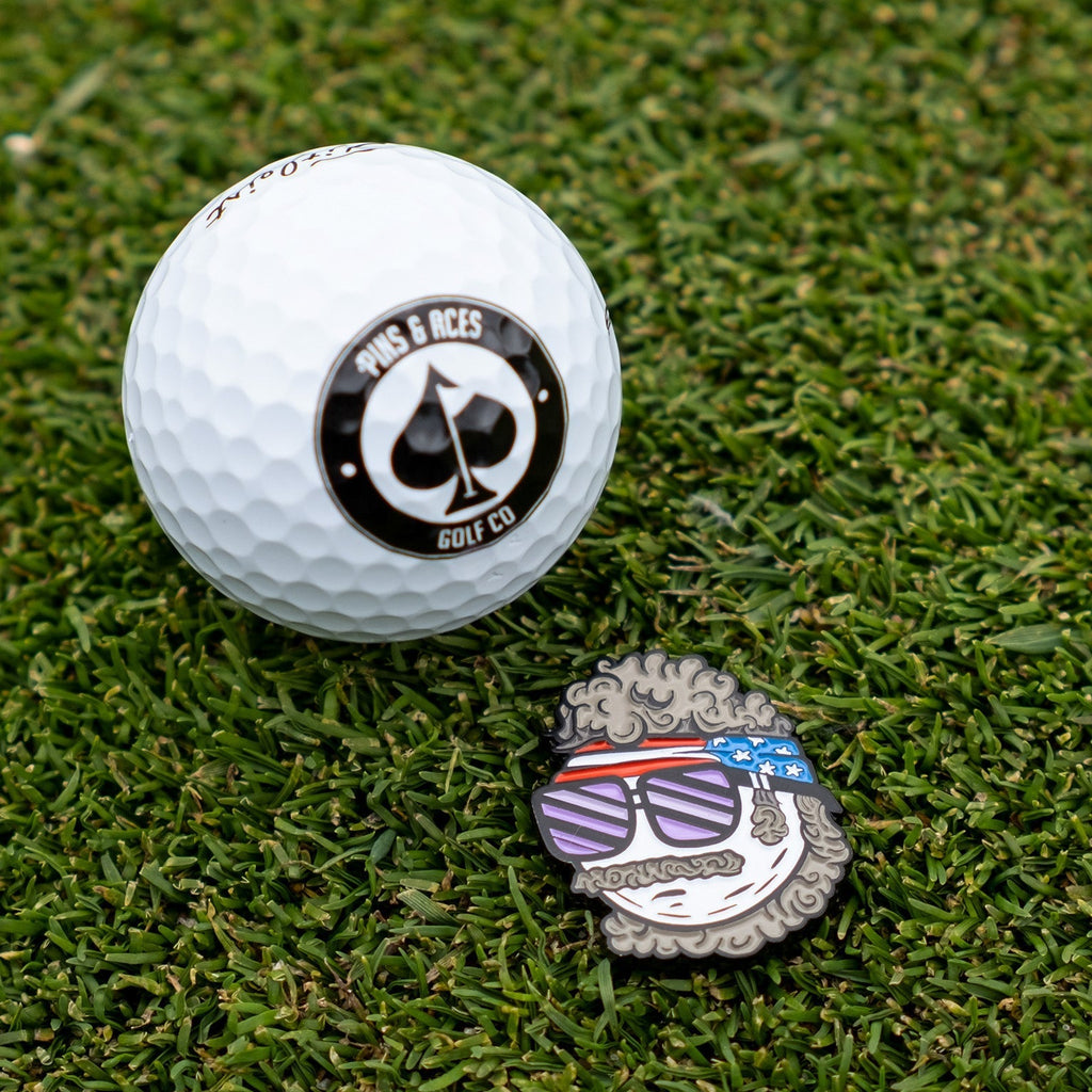 Jerry the Degenerate Ball Marker - Black Girl Golf