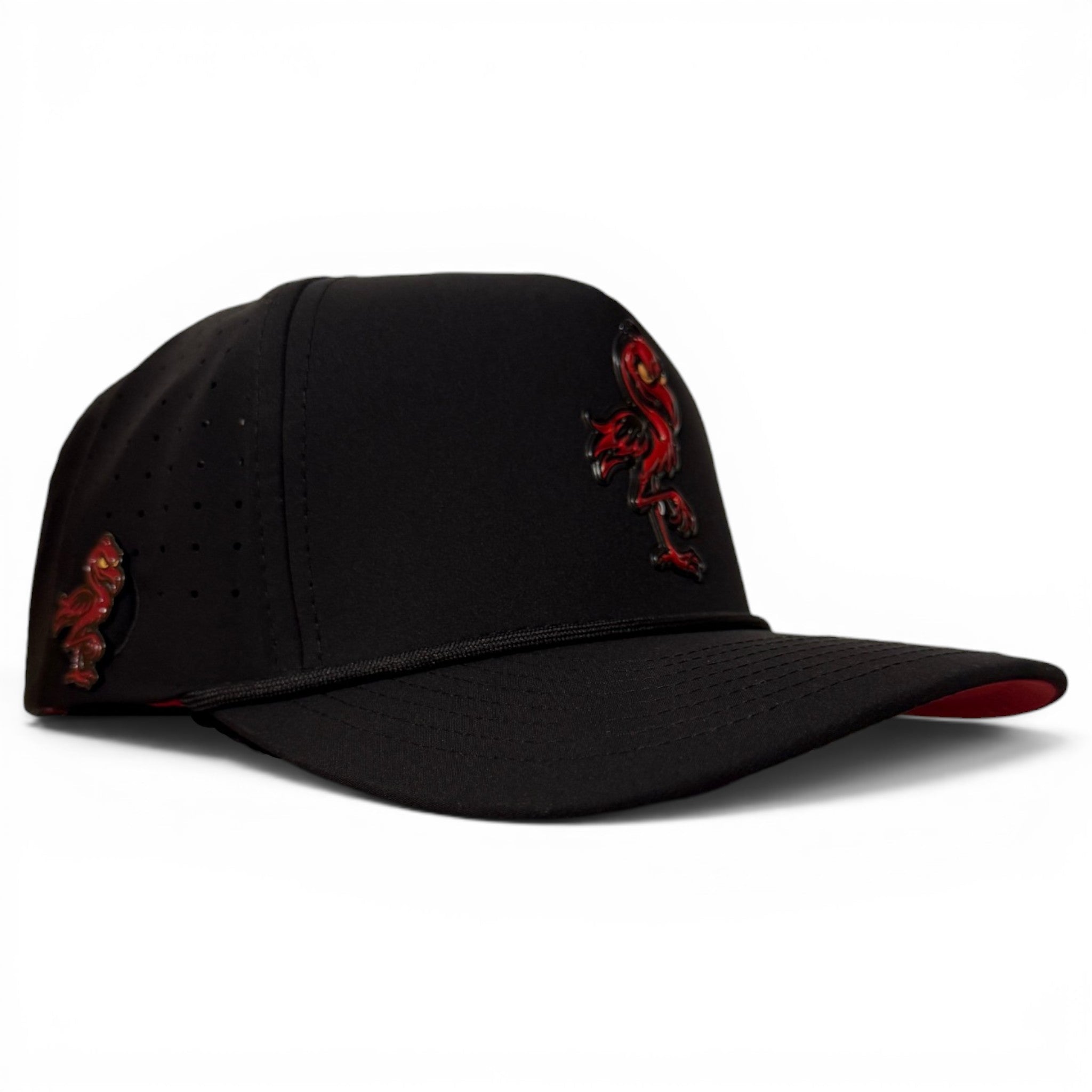 Jogie Loe's Flamingo Golf Hat | Snapback Cap | Built-in Magnetic Ball Marker Holder + Marker Included | Adjustable Flamingo - Black Girl Golf
