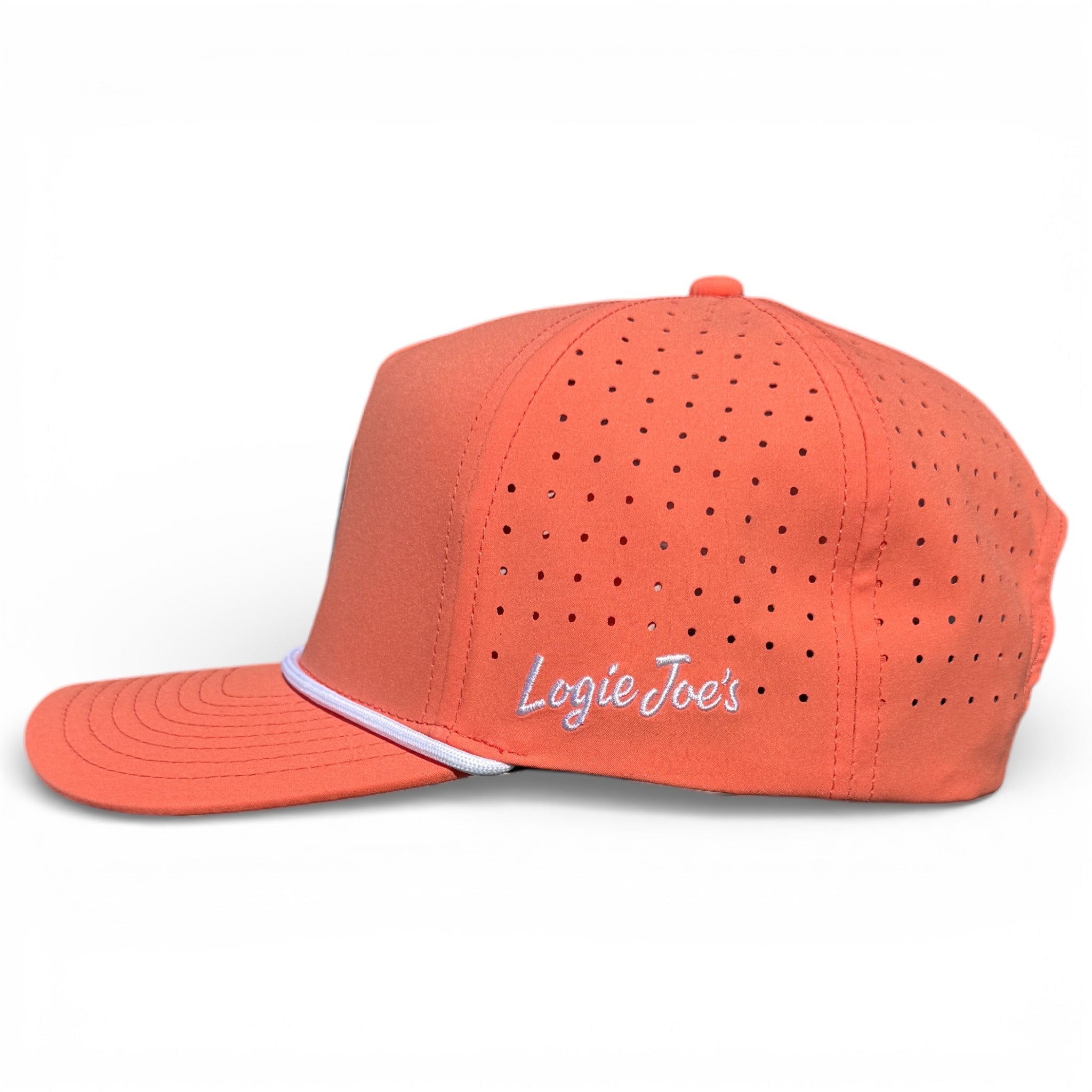 Just Peachy Golf Hat | Snapback Cap | Built-in Magnetic Ball Marker Holder + Marker Included | Adjustable Peach - Black Girl Golf