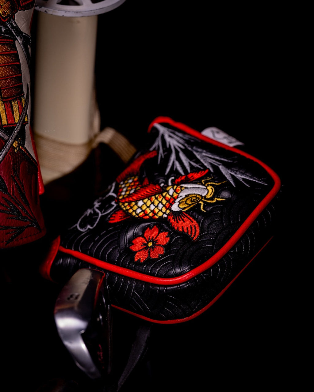 Koi Flow - Mallet Putter Cover - Black Girl Golf