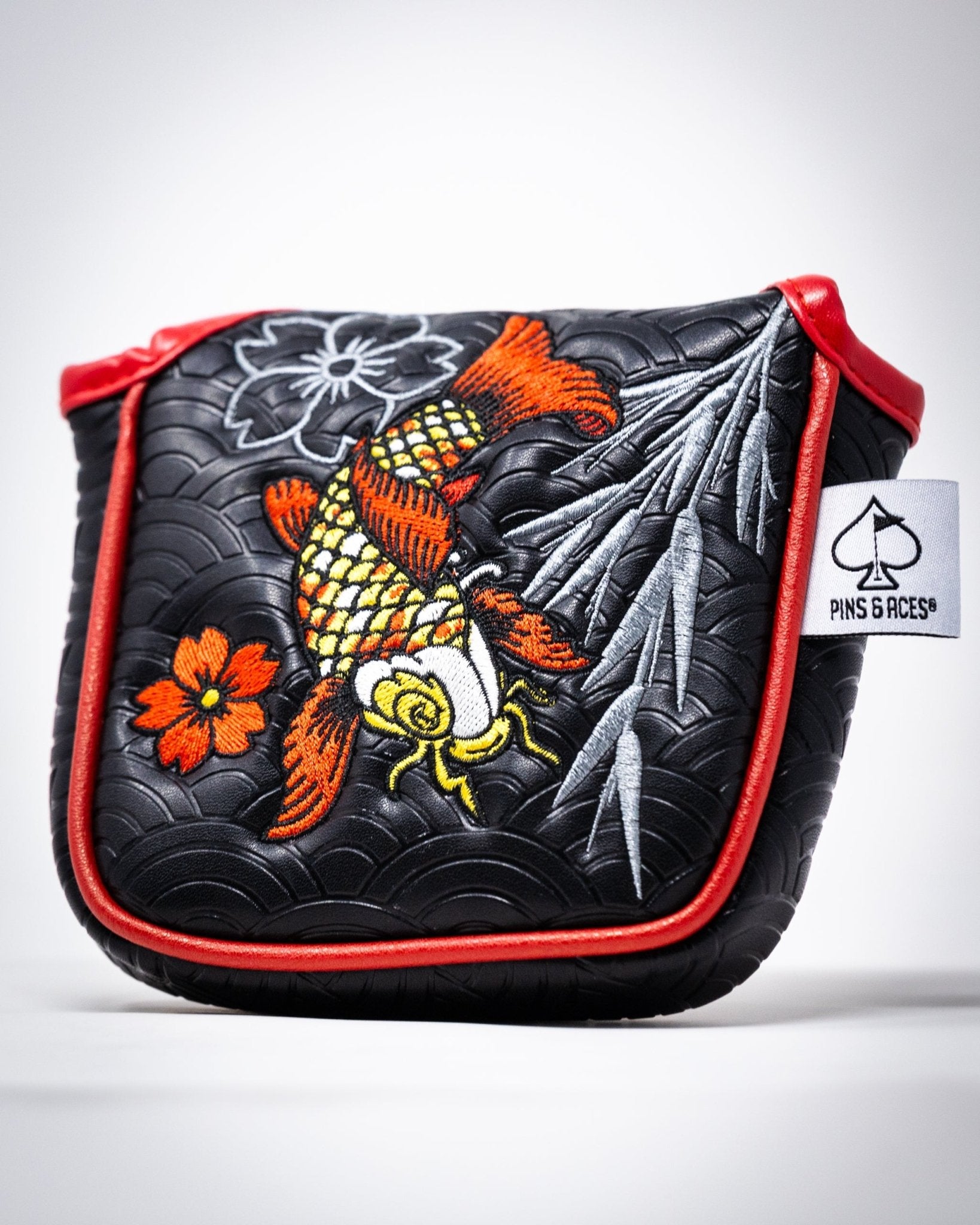 Koi Flow - Mallet Putter Cover - Black Girl Golf