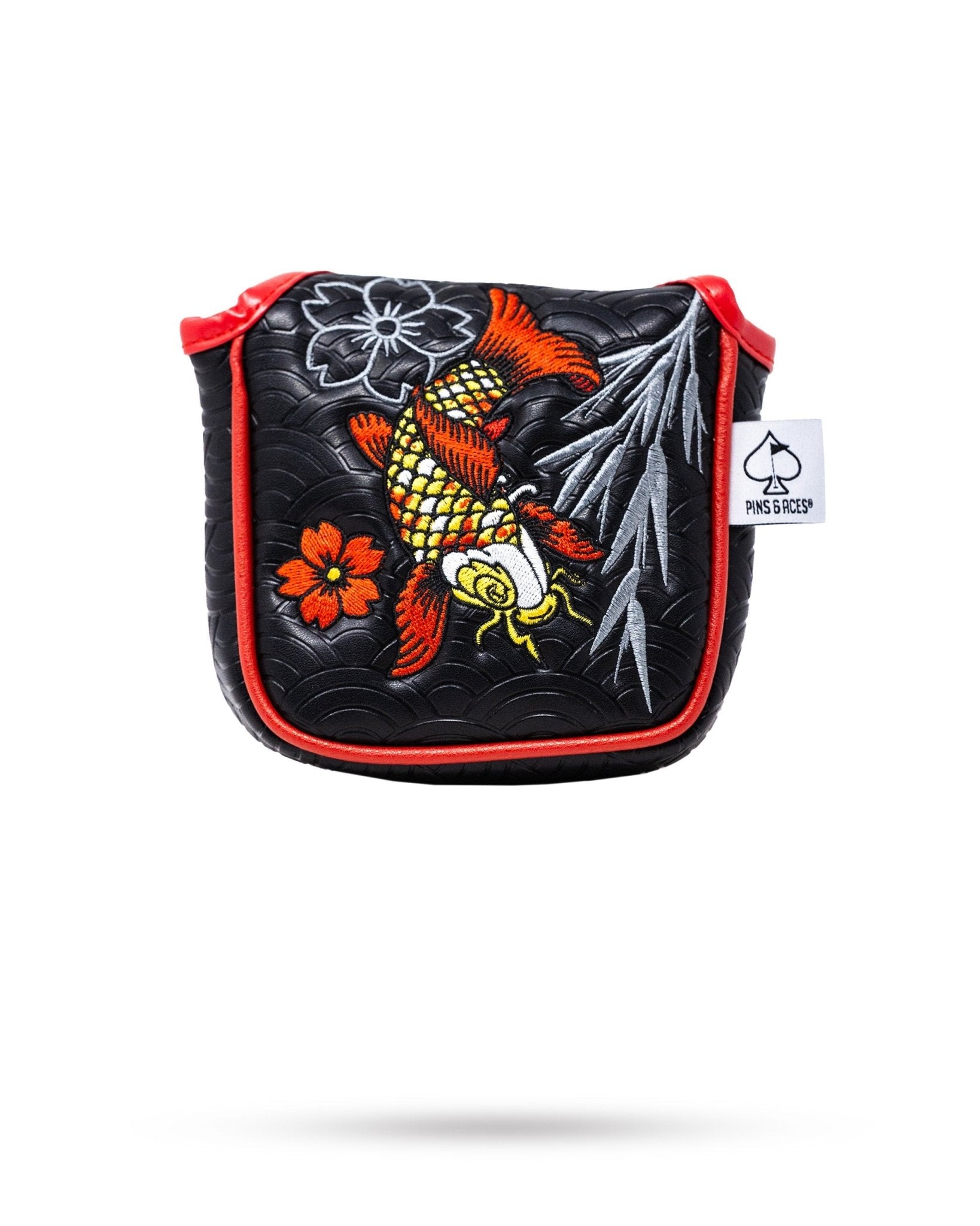 Koi Flow - Mallet Putter Cover - Black Girl Golf