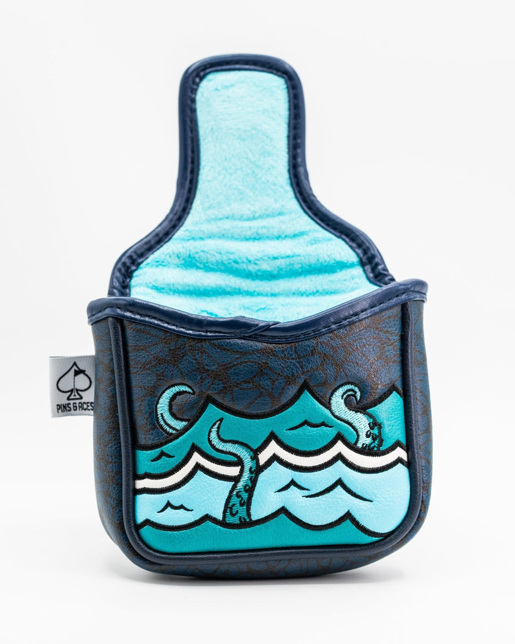 Kraken - Mallet Putter Cover - Black Girl Golf